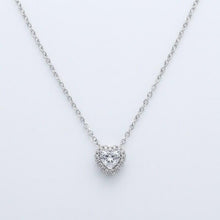 Crystal Heart Pendant Necklace