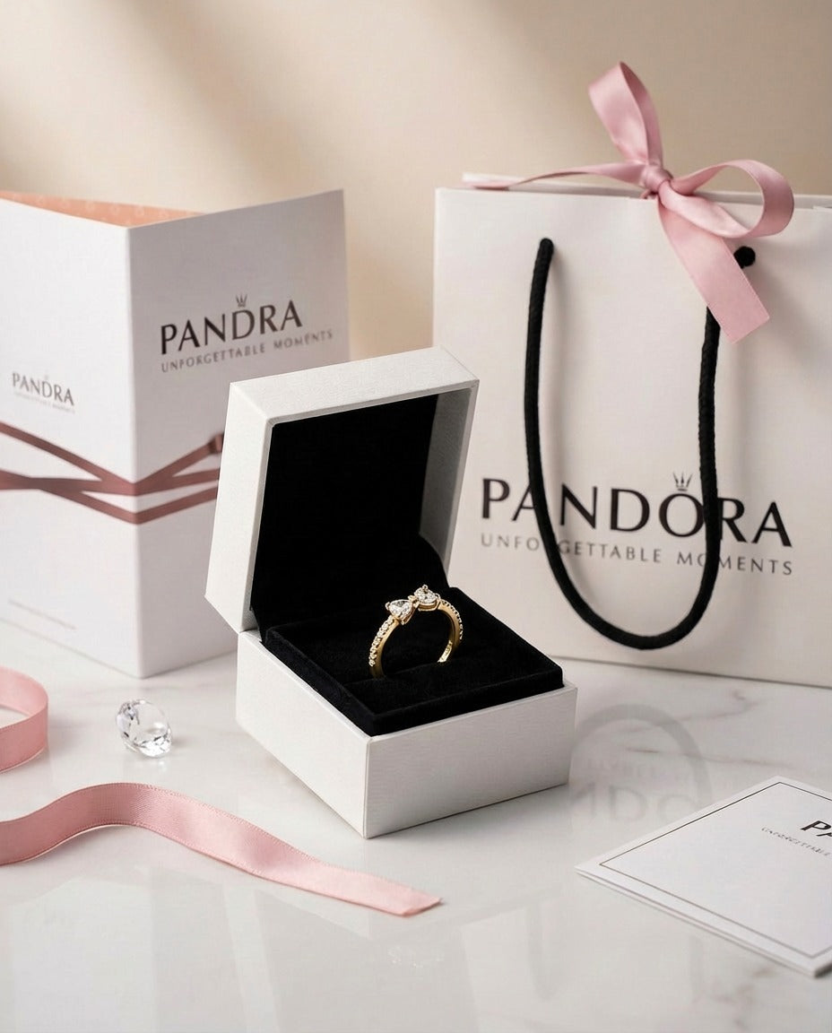 Wishbone Two-Stone Ring