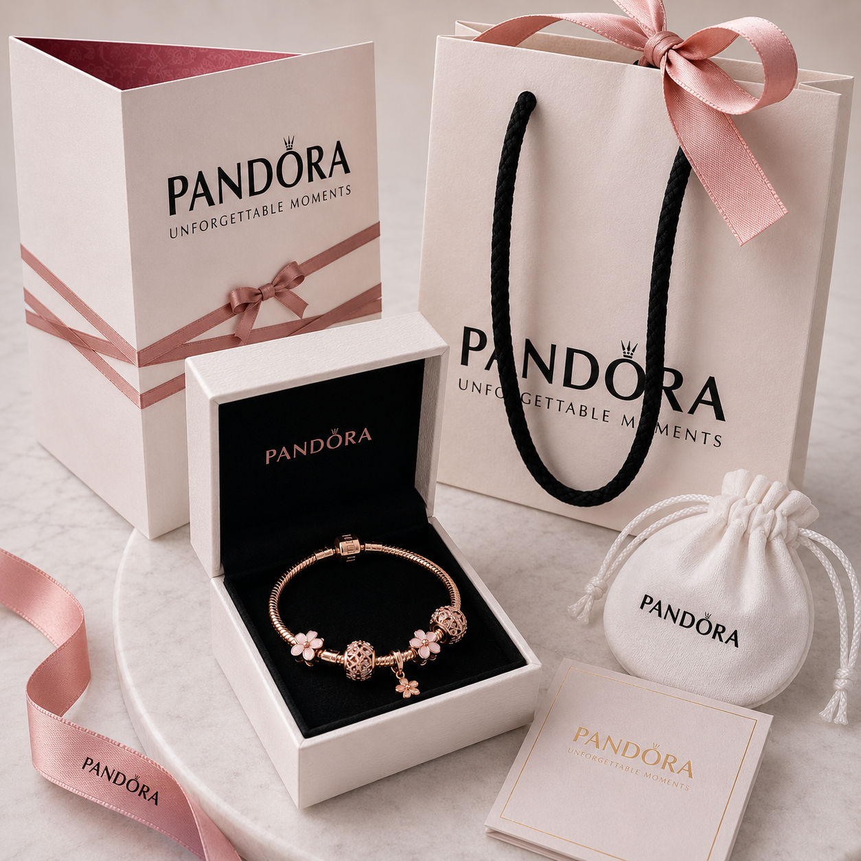 Gold Charm Bracelet