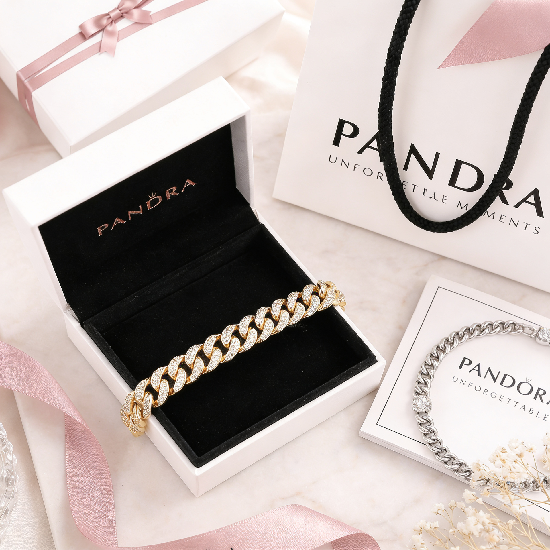 Cuban Link Silver Bracelet
